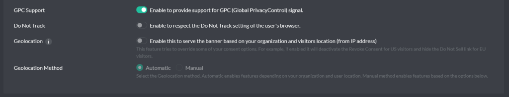 Cookie Compliance - Global Privacy Control (GPC)